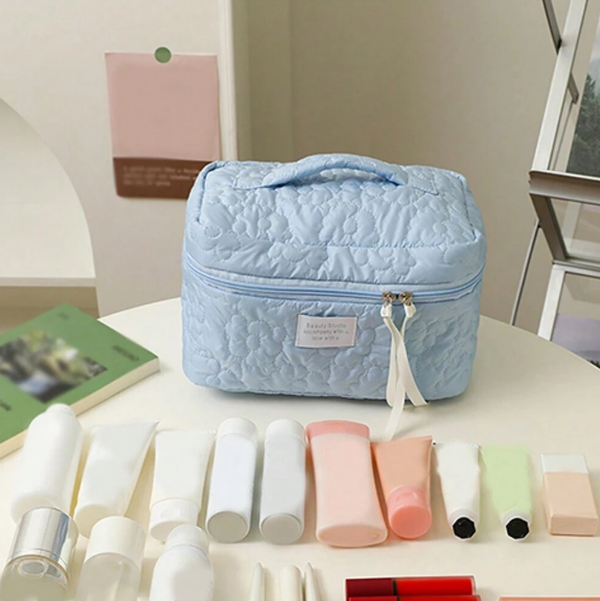 Bolsa de cosméticos cloud Celeste